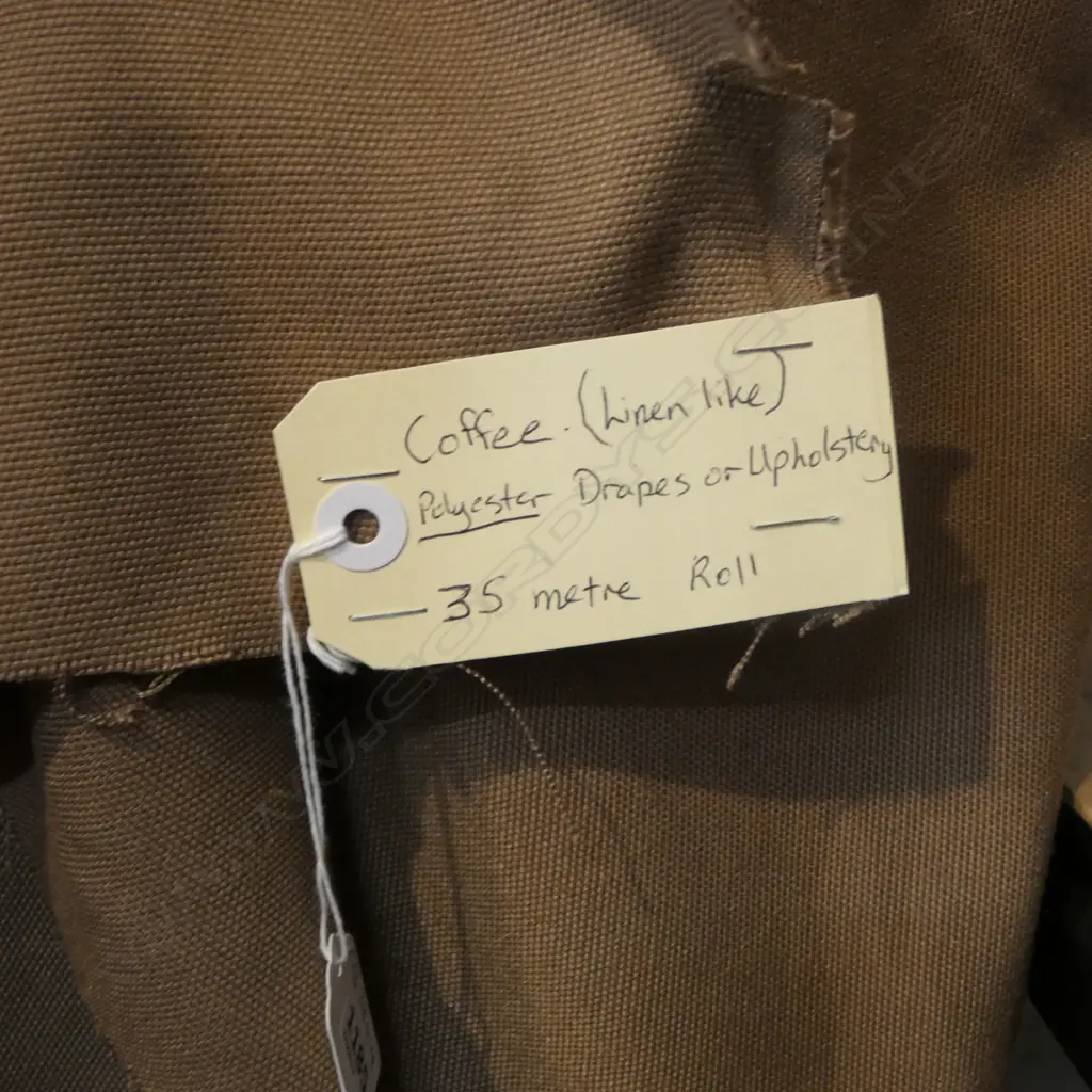 FABRIC BOLT; COFFEE POLYESTER, 35M Image 1++