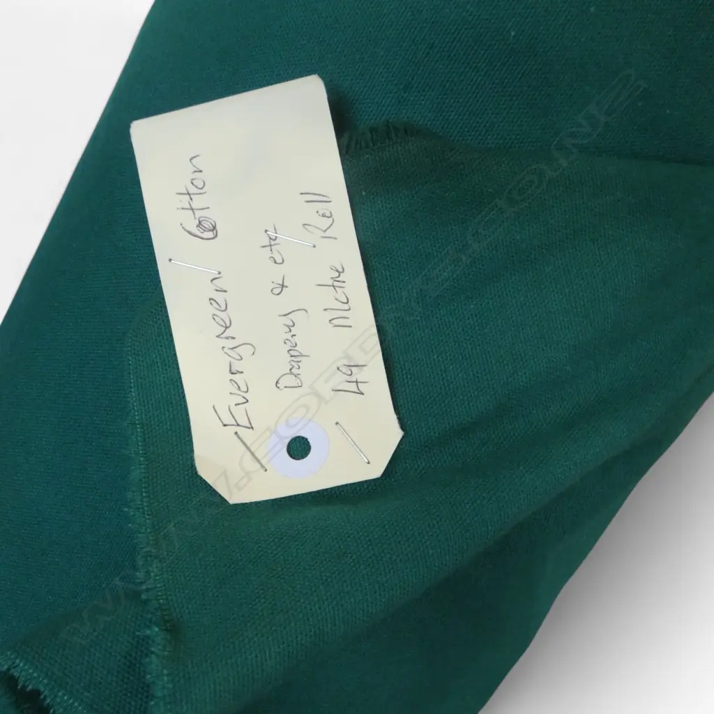 FABRIC BOLT; EVERGREEN COTTON, 49M Image 1++