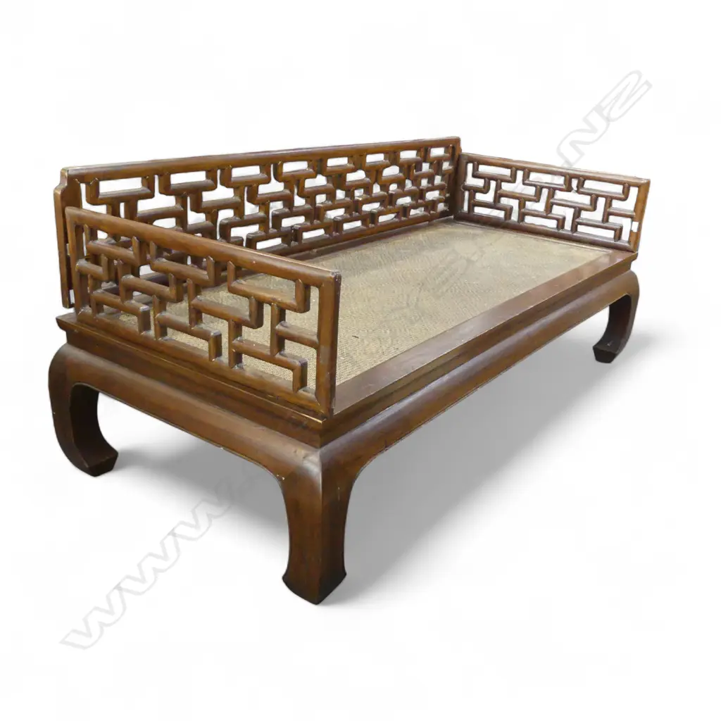 CHINESE ELM ARHAT BED / OPIUM SOFA 2100x960x840mm Image 1++