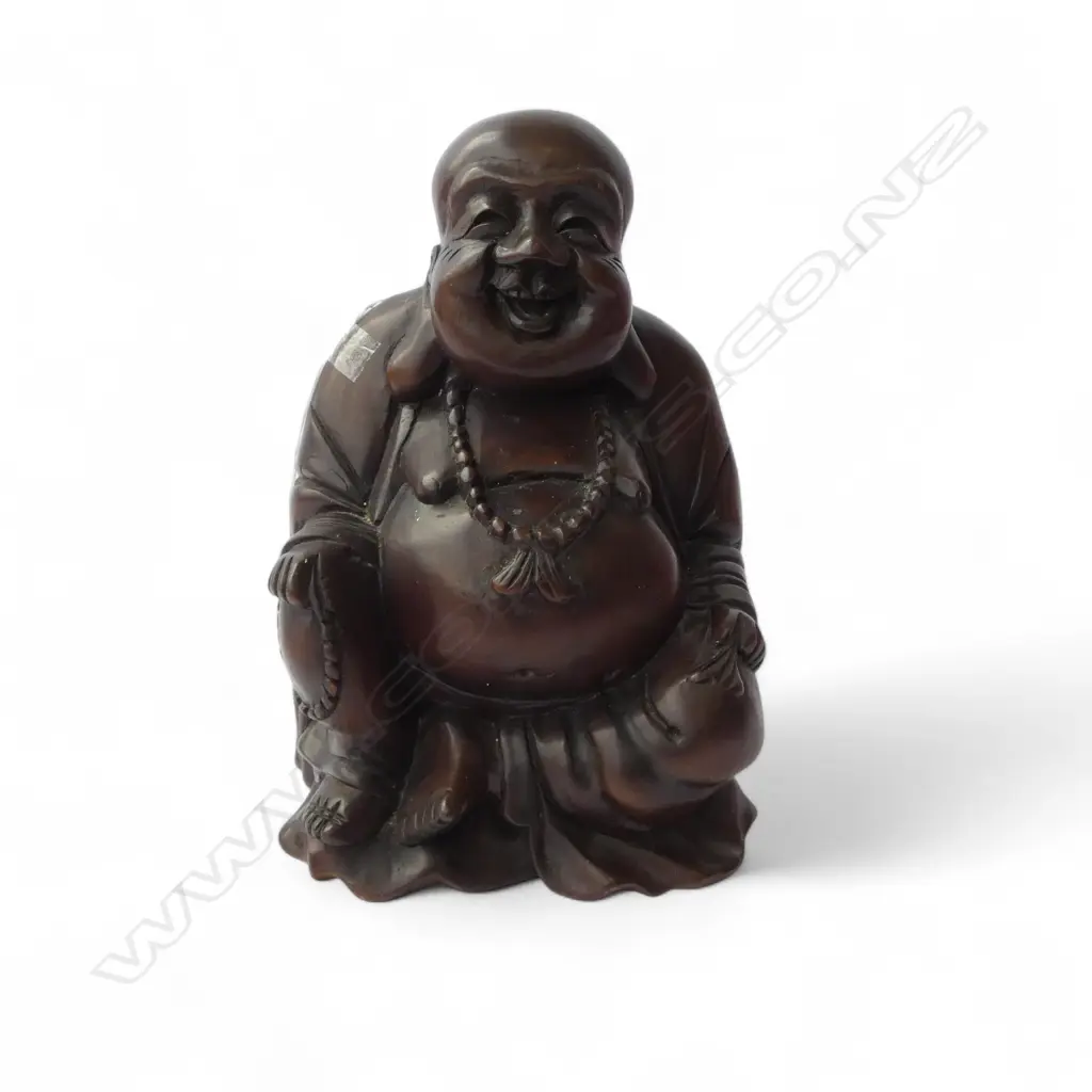 CARVED WOODEN BUDDHA H.255mm Image 1++