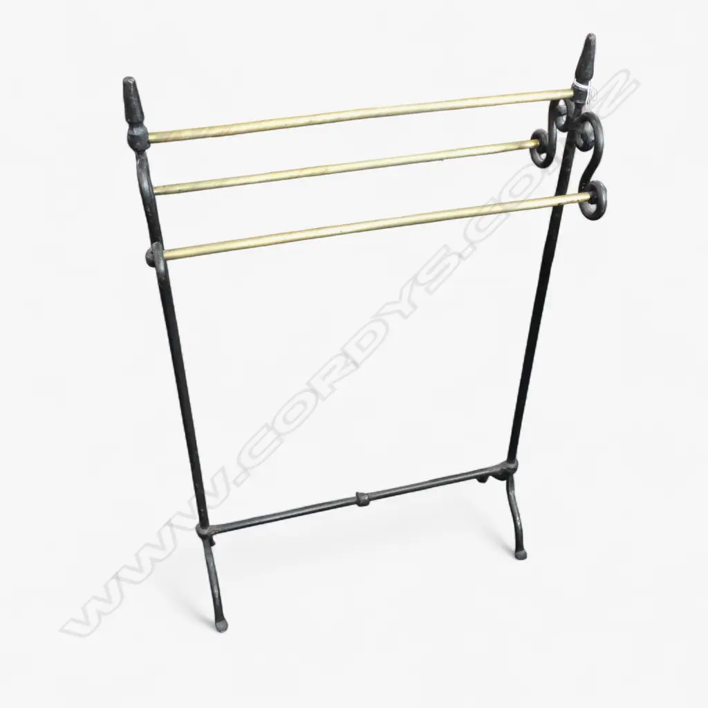 METAL & BRASS TOWEL RAIL  Image 1++