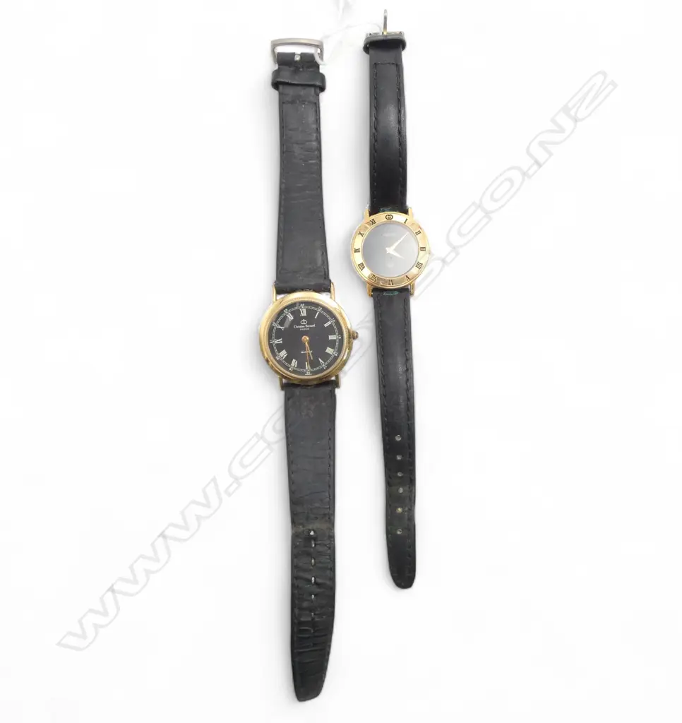 2 WRIST WATCHES; GUCCI & CHRISTIAN BERNARD Image 1++