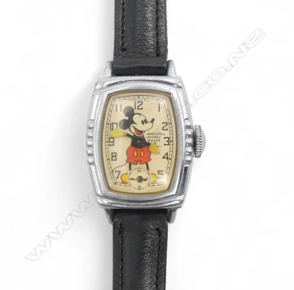 VINTAGE INGERSOLL MICKEY MOUSE WRIST WATCH Image 1++