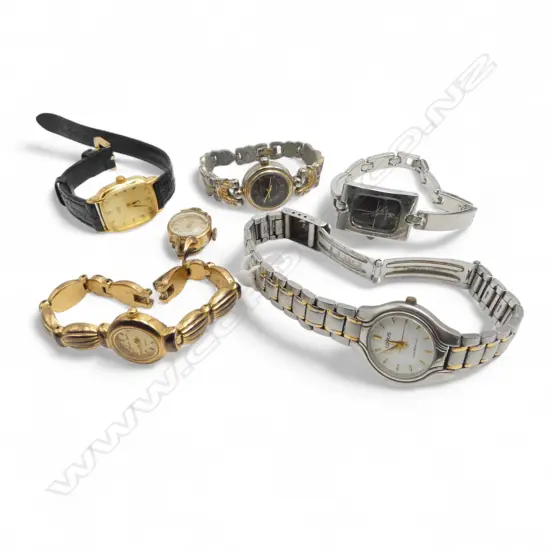 6 LADIES WRISTWATCHES