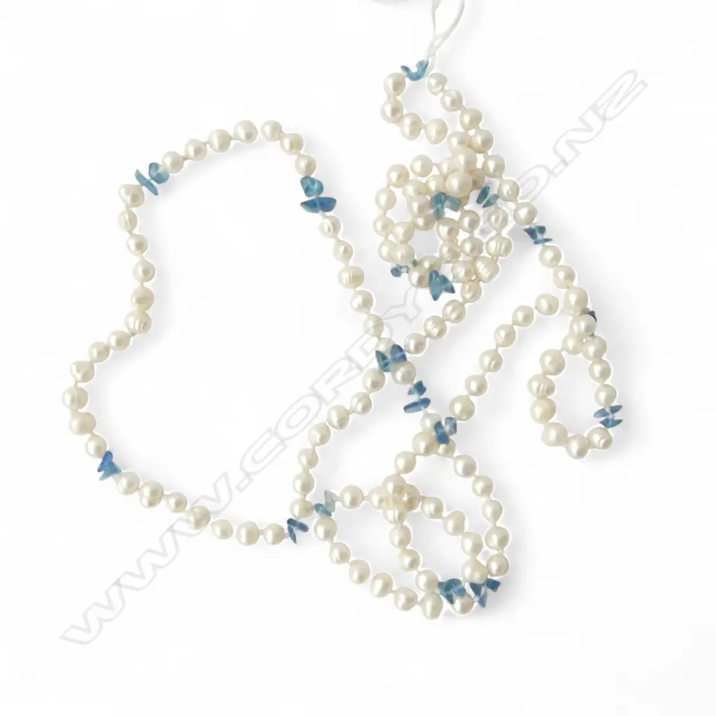 FRESHWATER PEARL NECKLACE L.610mm Image 1++