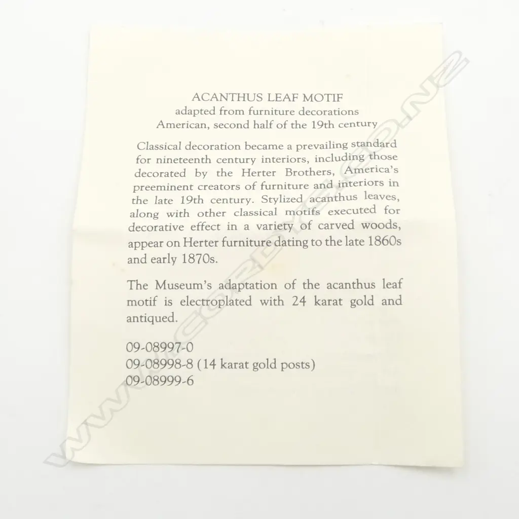PAIR 24CT GOLD PLATED EARRINGS FROM MOMA (boxed) Image 1++