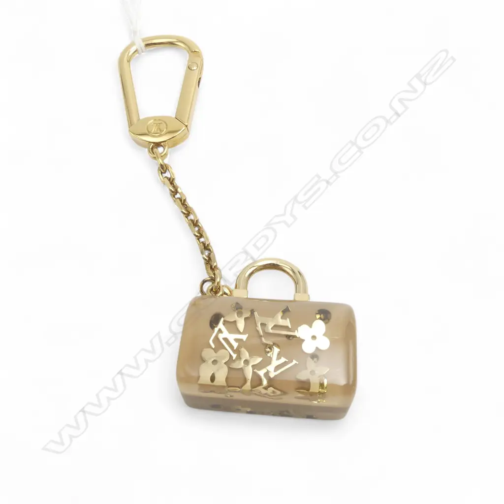 LOUIS VUITTON PORTE CLES INCLUSION SPEEDY BAG CHARM KEY RING Image 1++