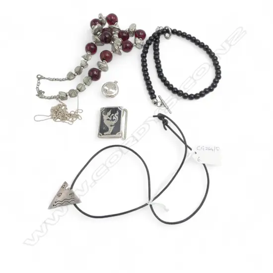 6 PCES JEWELLERY; SOME STG