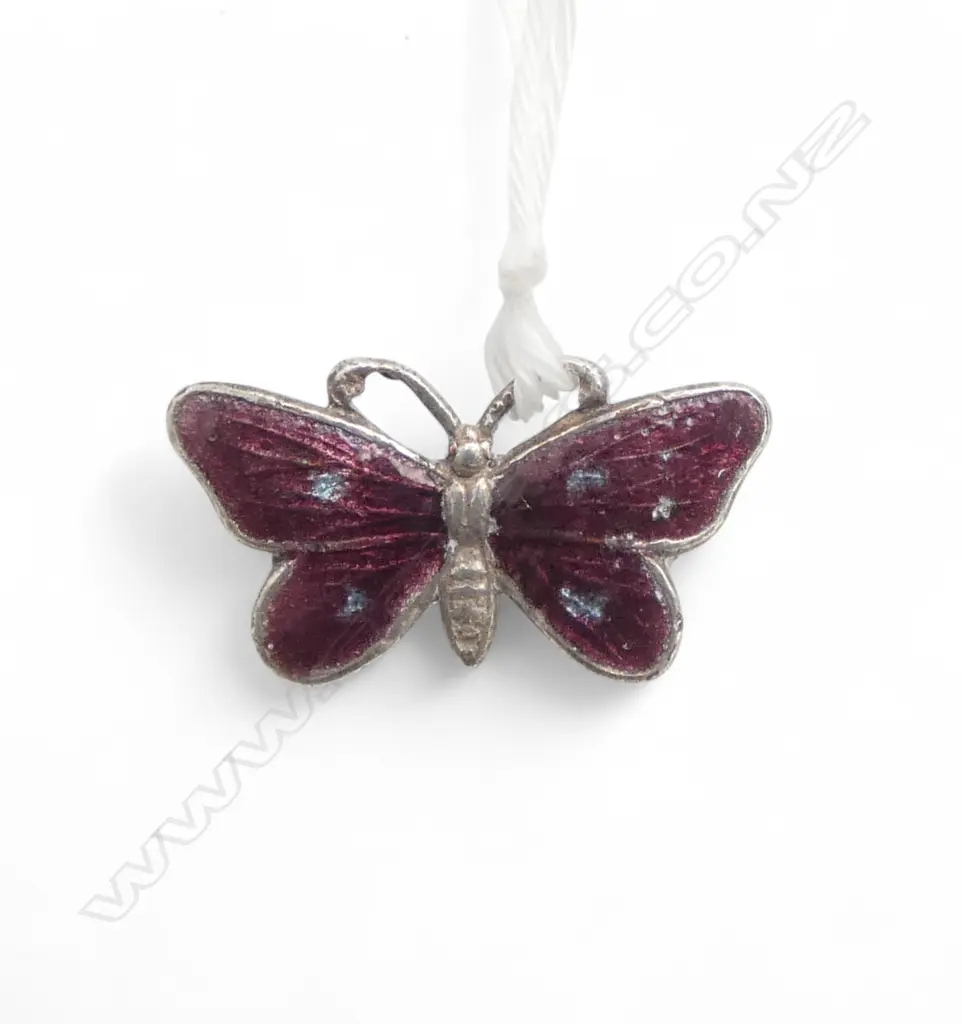 SMALL ENAMEL BUTTERFLY BROOCH Image 1++