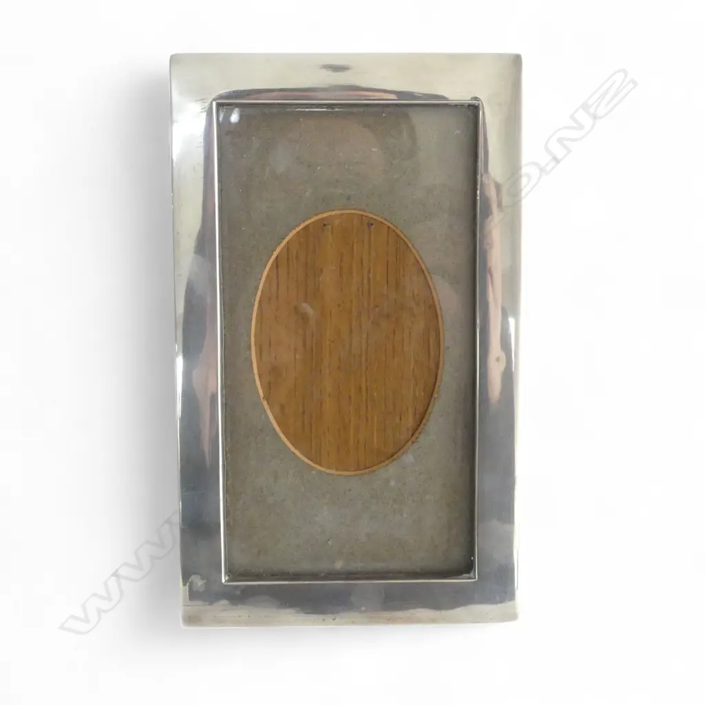 SILVER PHOTO FRAME, BIRM. 1912, H.200 x 120mm, 109gm w inner wood frame less back & glass Image 1++