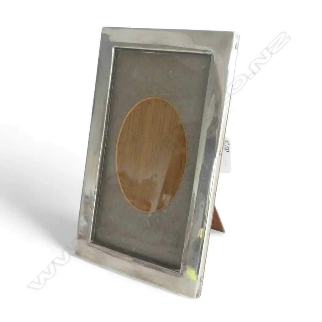 SILVER PHOTO FRAME, BIRM. 1912, H.200 x 120mm, 109gm w inner wood frame less back & glass Image 1++
