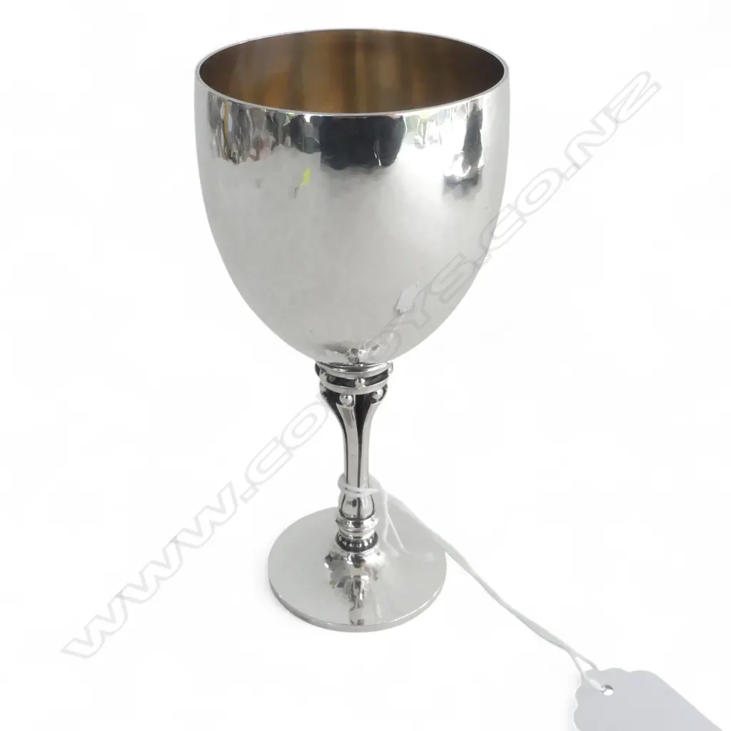 GEORG JENSEN STG SILVER GOBLET H.125mm 130gms Image 1++