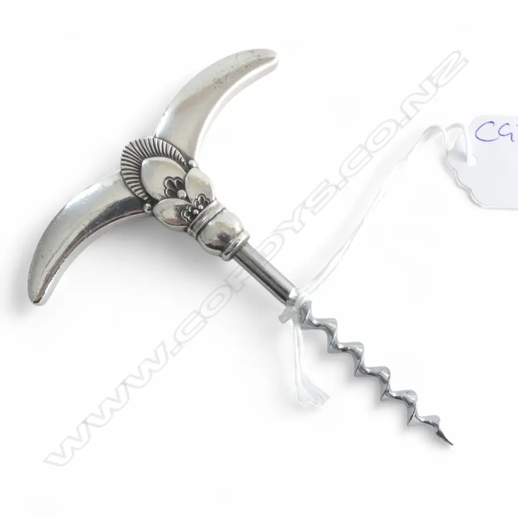 GEORG JENSEN 'CACTUS' STG SILVER CORKSCREW H.105mm, 43gms Image 1++
