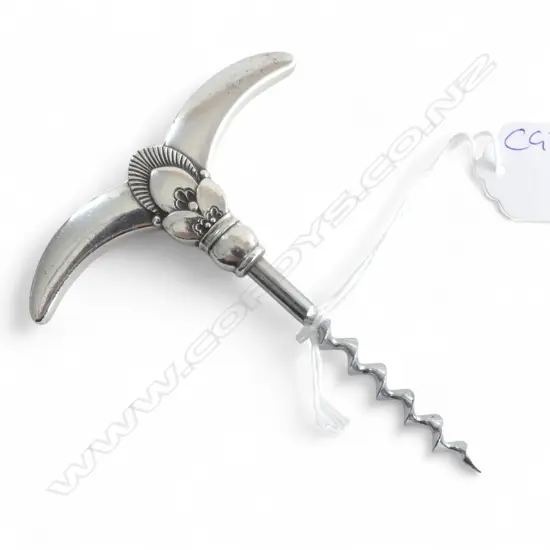 GEORG JENSEN 'CACTUS' STG SILVER CORKSCREW H.105mm, 43gms