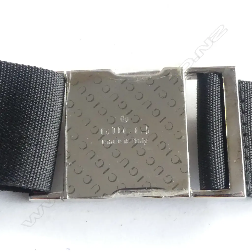 GUCCI FLUORO WAIST BAG, NYLON & LEATHER, PLATE LOGO BUCKLE, unused new condition, Purchased DFS Downtown, Auckland Image 1++