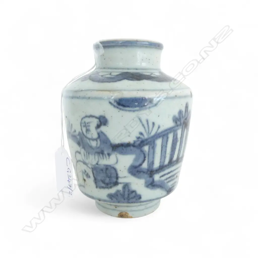 ORIENTAL B/W VASE H.110mm Image 1++