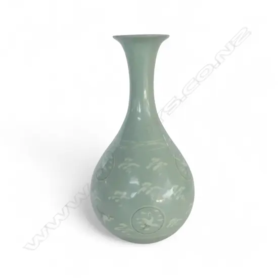 KOREAN CELADON VASE H.305mm