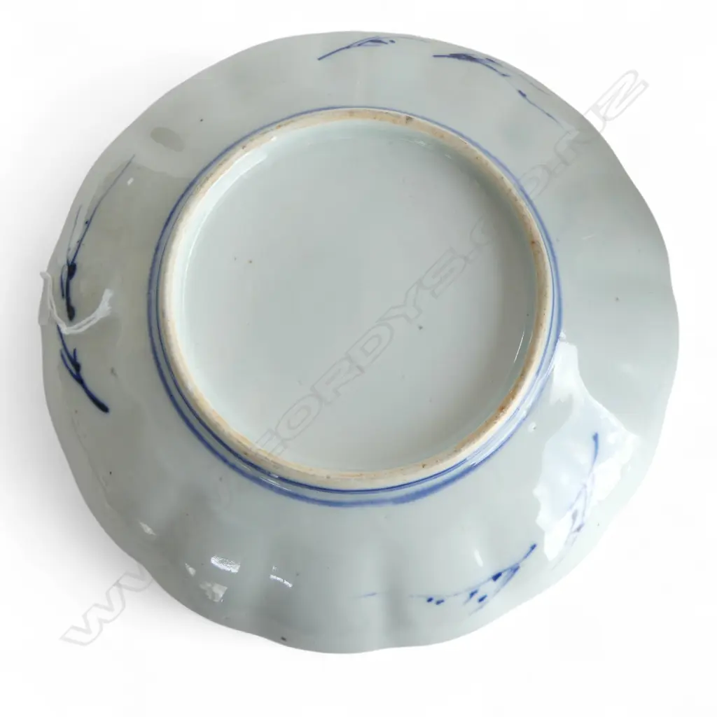 TWO PCS c1900 IMARI; LRG BOWL (some repair but still rings), Dia.270mm, H.160mm & SML CHARGER, Dia.220mm Image 1++