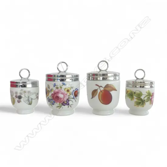 4 ROYAL WORCESTER EGG CODDLERS 