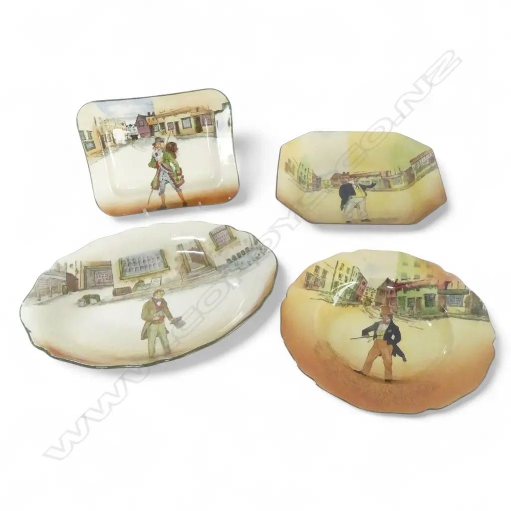 4 ASST. ROYAL DOULTON 'DICKENS WARE' CHINA  Image 1++