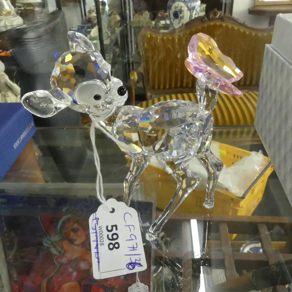 SWAROVSKI BAMBI H.100mm, BOXED Image 1++
