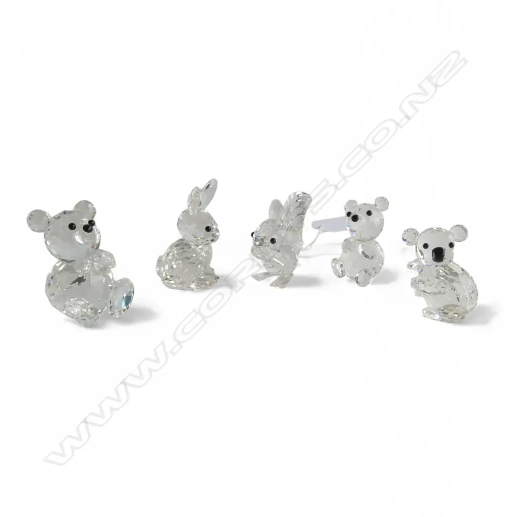 5 SWAROVSKI ANIMALS H.55mm Image 1++