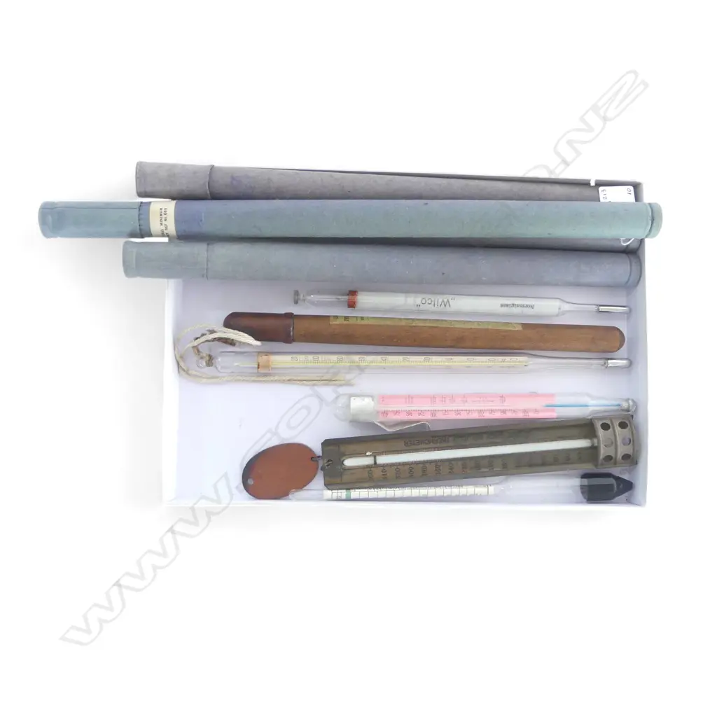COLLECTION 10 VINTAGE THERMOMETERS Image 1++