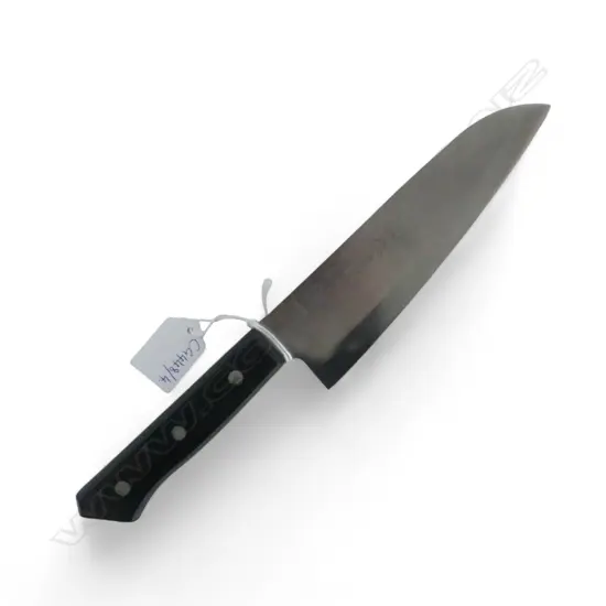 JAPANESE SIGNED CHEFS KNIFE L.295mm