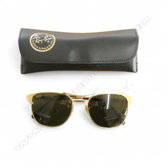 PR RAY-BAN SIGNET SUNGLASSES, CASED