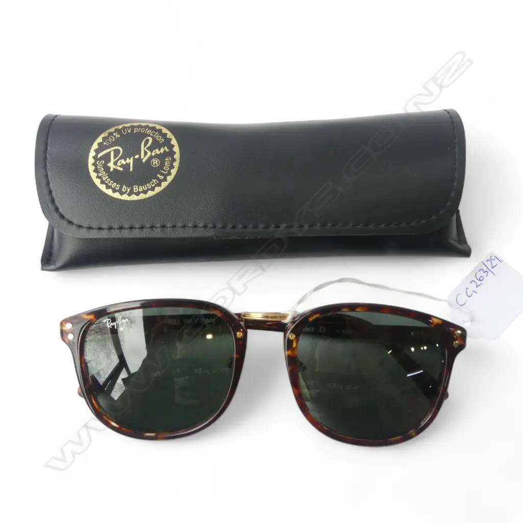 PR RAY-BAN 'PREMIER D' SUNGLASSES, CASED Image 1++