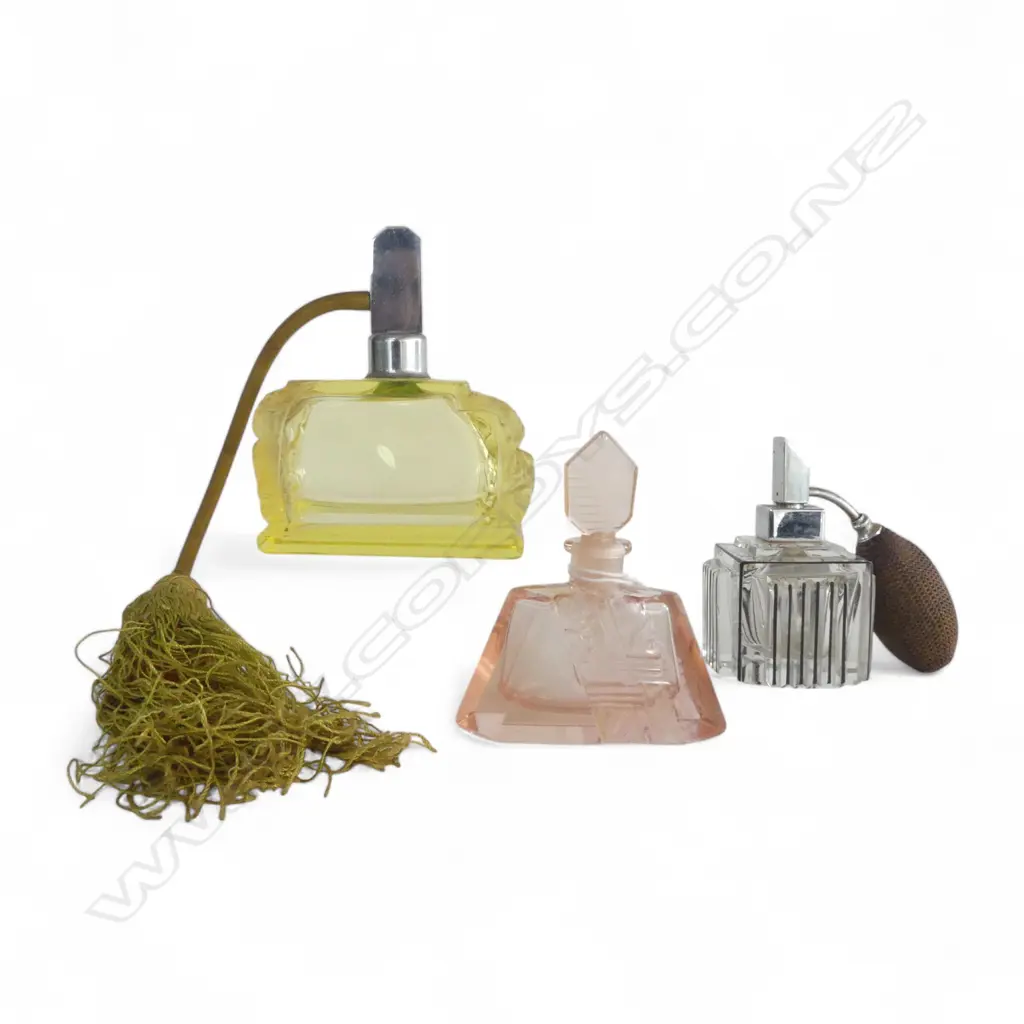 3 DECO PERFUME BOTTLES H.120mm Image 1++
