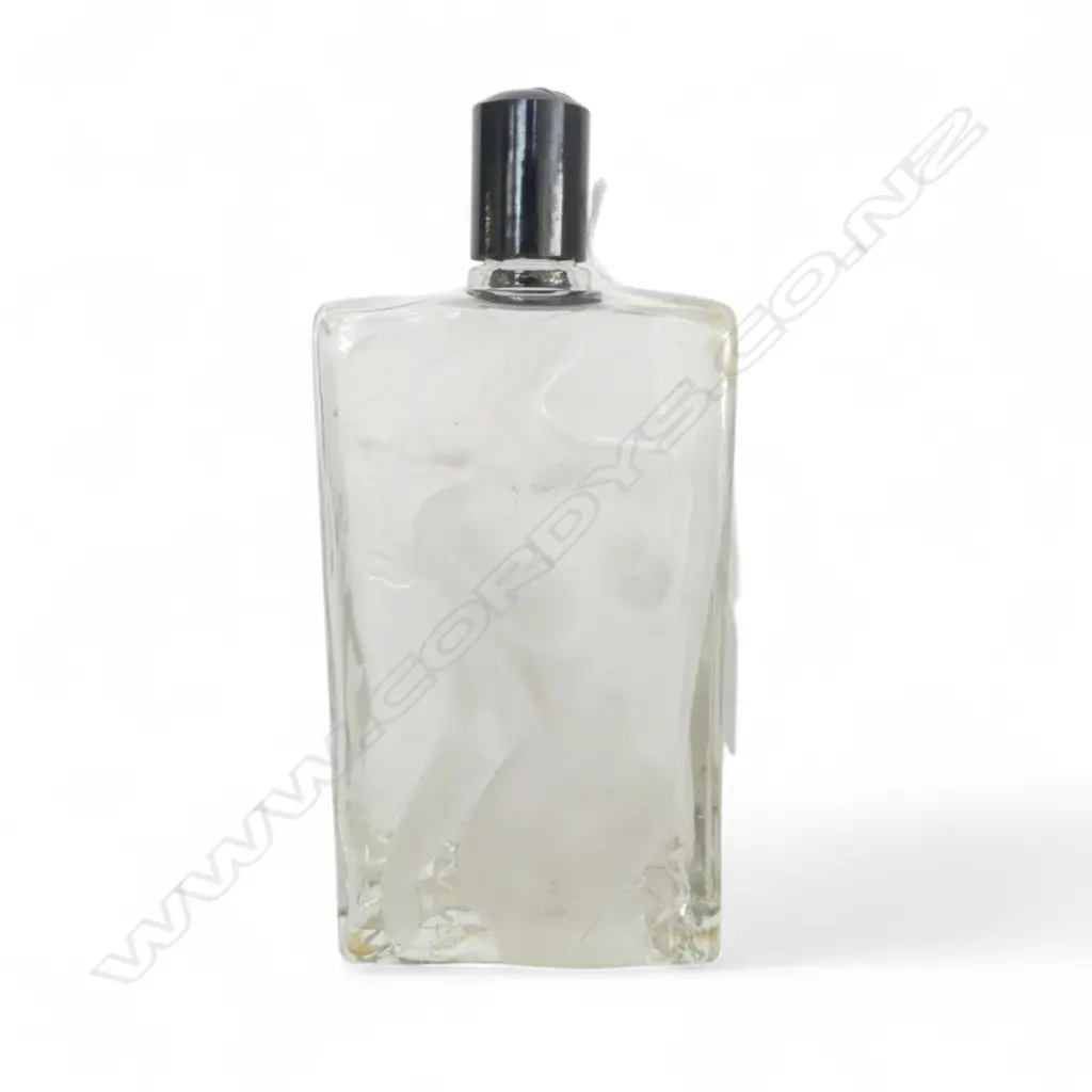 VINTAGE PERFUME BOTTLE w. NUDE 'RAVEL' FRANCE 1953 H.190mm  Image 1++