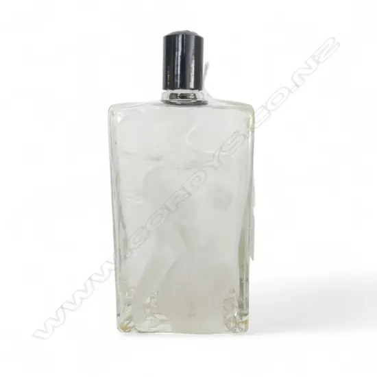 VINTAGE PERFUME BOTTLE w. NUDE 'RAVEL' FRANCE 1953 H.190mm 