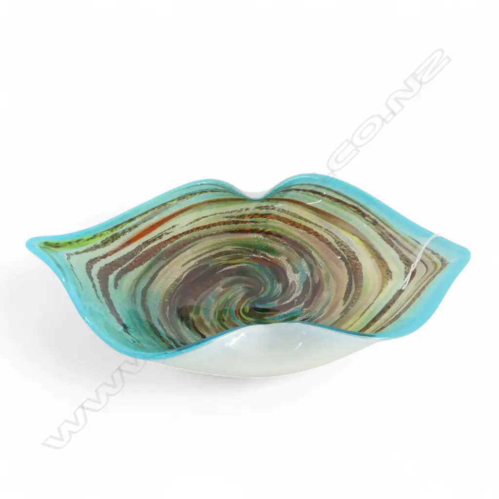 BLUE MURANO DISH W.300mm Image 1++