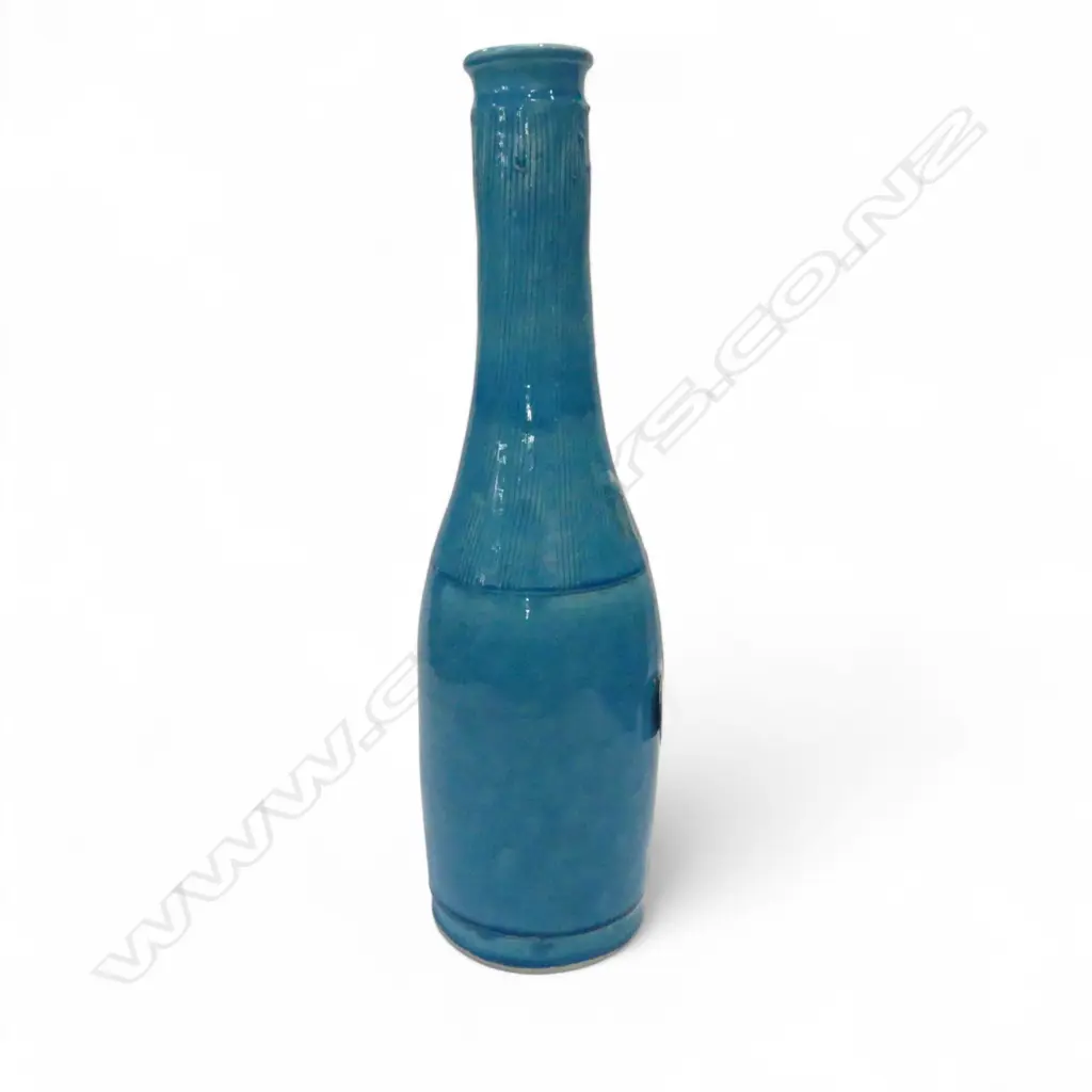 N.Z. STUDIO POTTERY VASE H.440mm potters mark 'M' Image 1++