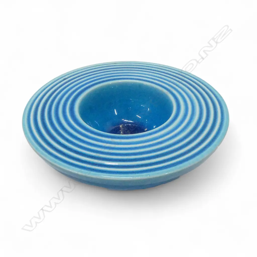 PETER COLLIS RIBBED SHALLOW BOWL Dia.210mm no potters mark Image 1++