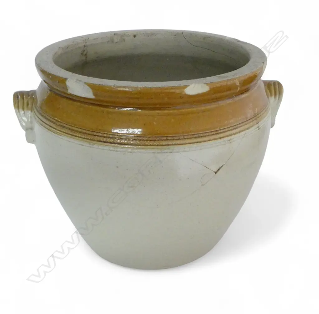 LARGE 3 GAL. CROCK, SYDNEY 1914, REPAIRED H.270mm Image 1++