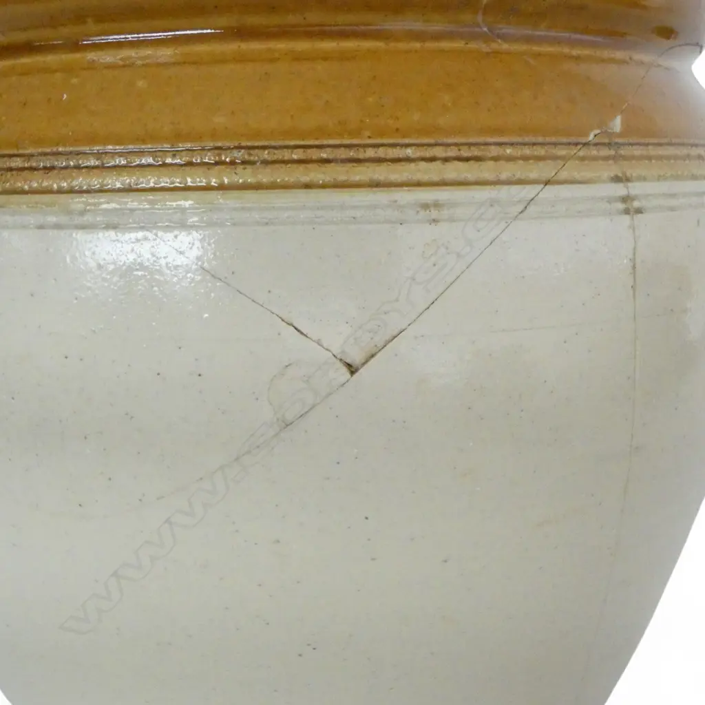 LARGE 3 GAL. CROCK, SYDNEY 1914, REPAIRED H.270mm Image 1++