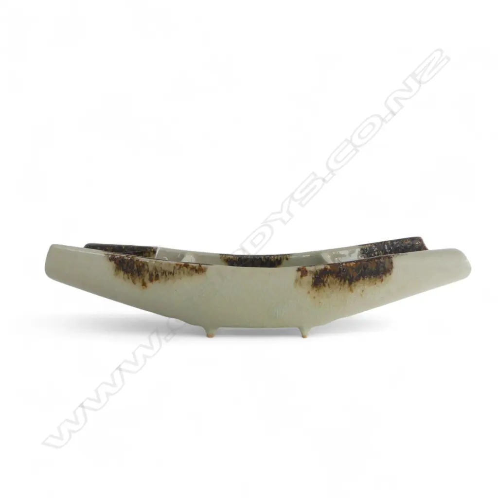 POTTERY TROUGH VASE W.385mm Image 1++