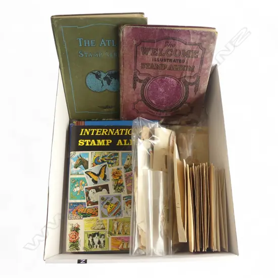 COLLECTION OF STAMPS; LOOSE, ON PAPER, ALBUMS etc