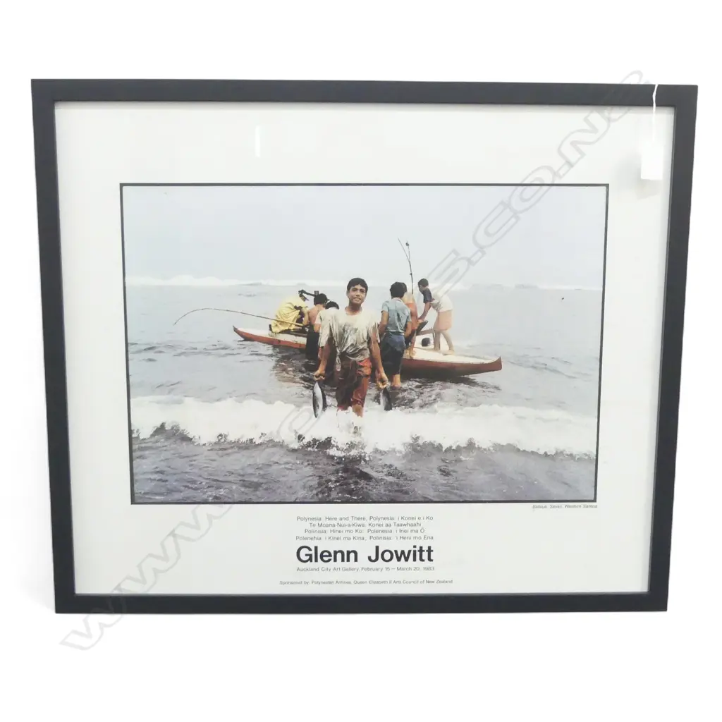 GLEN JOWITT EXHIBITION POSTER, AUCKLAND ART GALLERY 1983, 500x610mm Image 1++