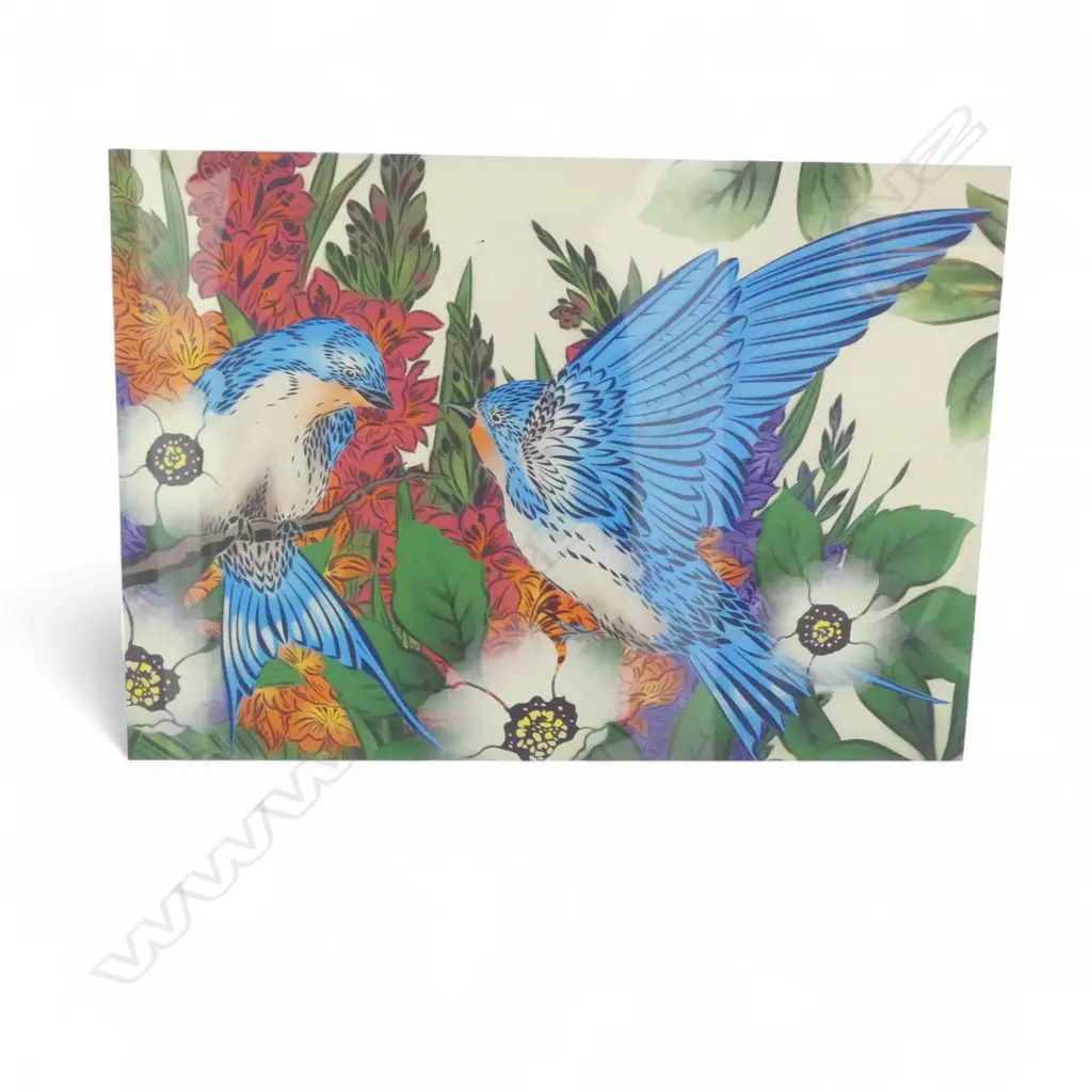 3 FLOX BIRD EDITIONED PRINTS; 357/500, 348/500 + 328/500, 290x490mm Image 1++