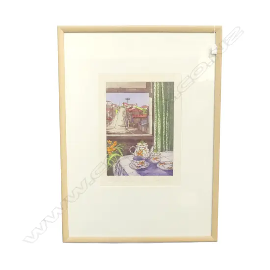 CYNTHIA TAYLOR, VIEW UP THE ROAD, ETCHING Ed. 19/80, 420x305mm