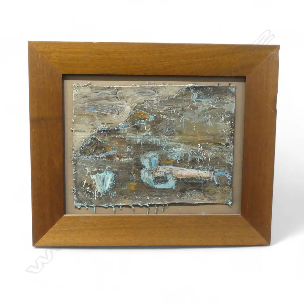 PETER CLEVERLEY, UNTITLED, ACRYLIC ON CANVAS 1993 270x330mm Image 1++