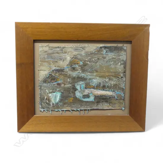 PETER CLEVERLEY, UNTITLED, ACRYLIC ON CANVAS 1993 270x330mm