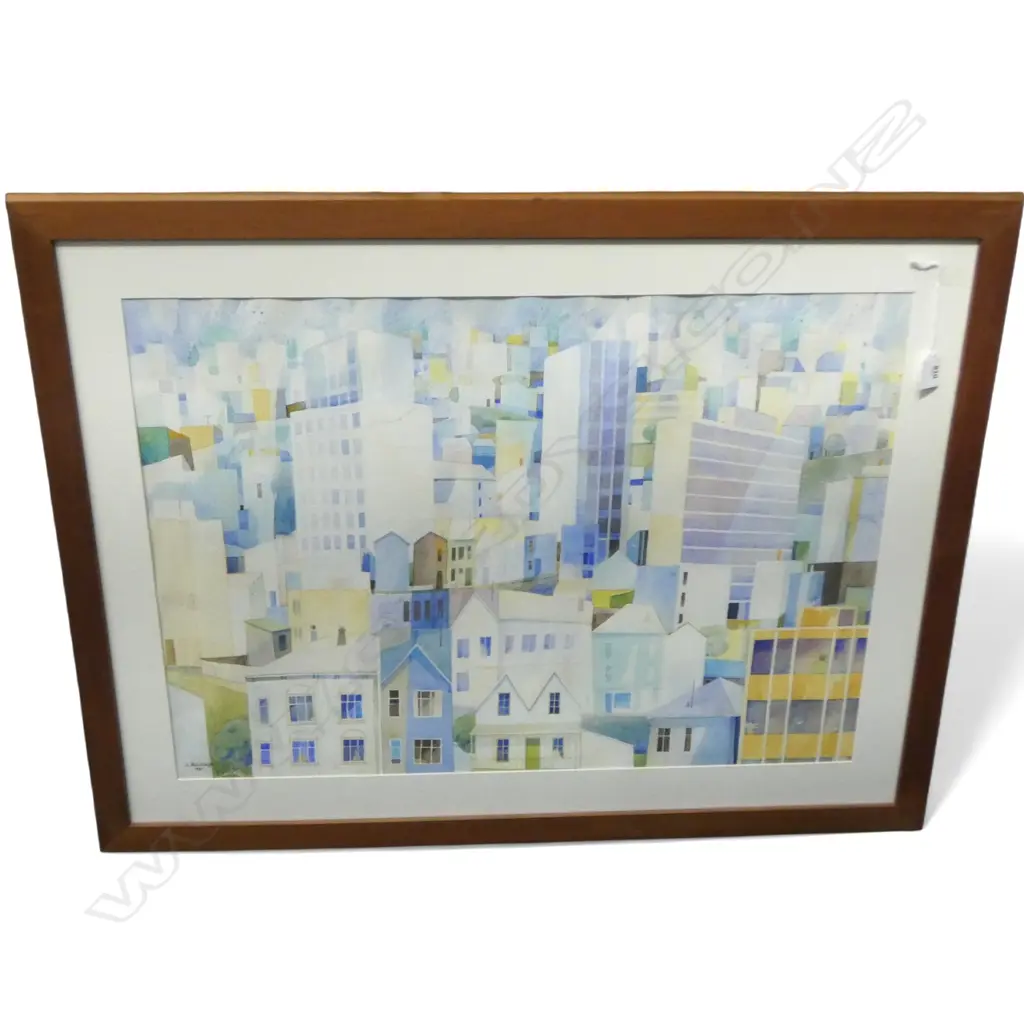 L. BURBIDGE, URBAN BUILDINGS WC 1981 530x745mm Image 1++