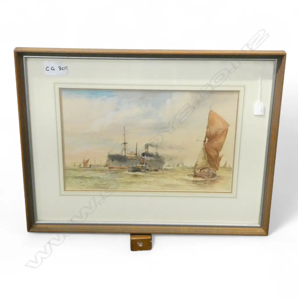 RIX CARLTON, OCEAN BOATS WC 1935 280x450mm Image 1++