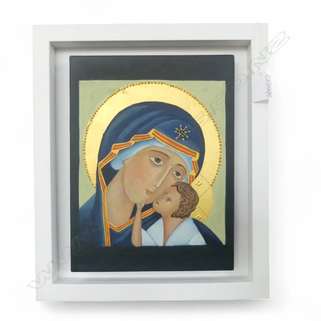 FIRTH JENKINS, ICON, EGG TEMPERA ON WOOD 260x200mm Image 1++