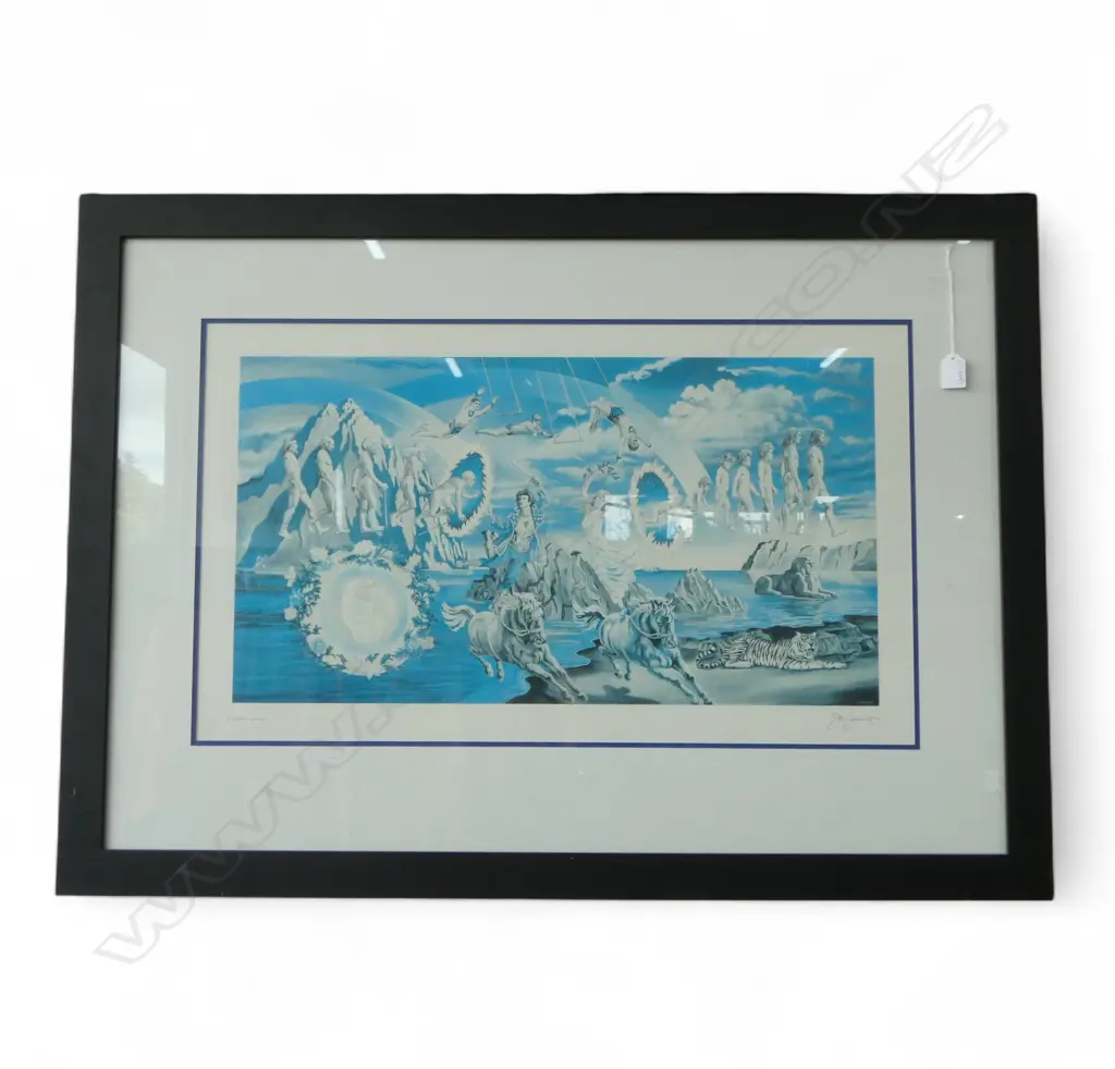 JOE GARNETT 'FULL CIRCLE' PRINT 425x720mm Image 1++