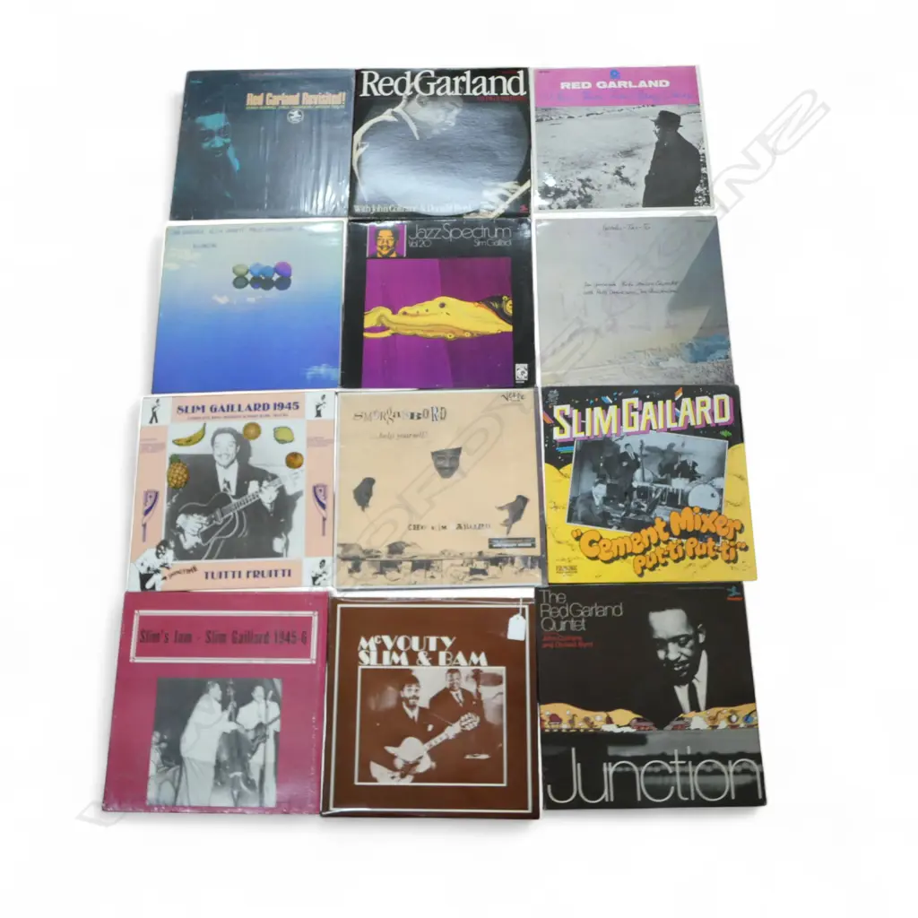 ASST. GARLAND & SLIM GAILLARD JAZZ LPs etc Provenance: Ex Collection Wellington Choy Image 1++